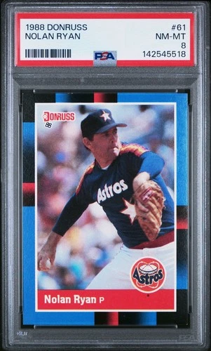 1988 Donruss Nolan Ryan #61 PSA 8 NM-MT