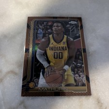 2025/26 Topps Chrome Benedict Mathurin Basketball Parallel!