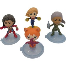 Lot of 4 McDonald's Happy Meal The Marvels Mini Figures 2023