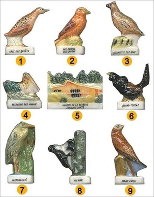 2005 PRIME LES OISEAUX PRESTIGEIEUX MAISON DE LA RESERVE REMORAY FEVE 3D zur Auswahl