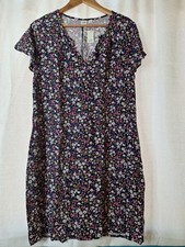 Gap Women's Black Floral Dress Size XL NWT