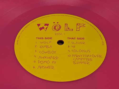 Tyler The Creator Wolf double 2 LP hot pink coloured vinyl record 12" album 2023 - Imagen 16 de 17