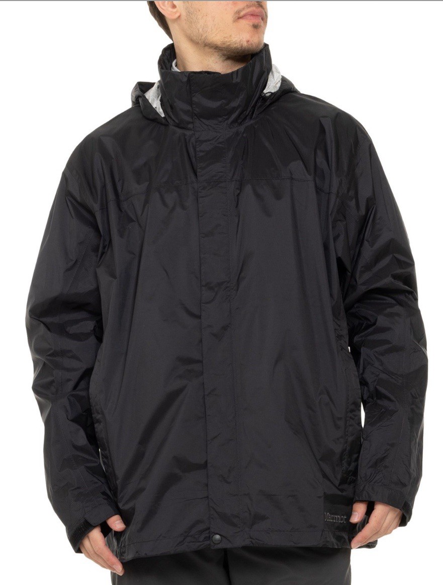 MARMOT Precip Eco Mens 3X Big Rain Parka/Jacket/Coat Black $