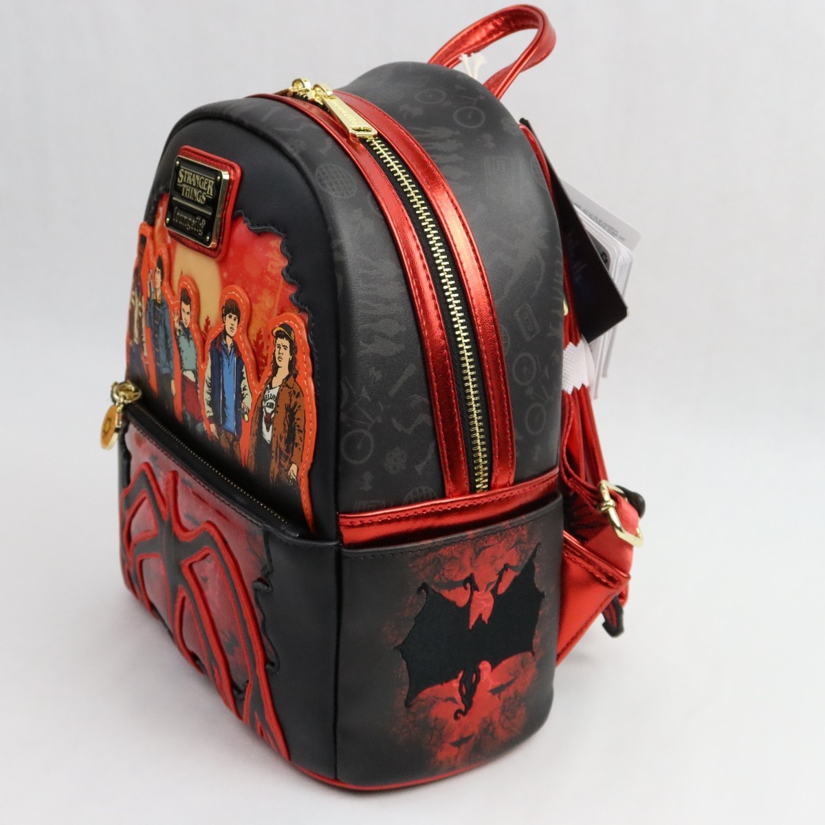Loungefly Stranger Things Light-Up Mini Backpack Upside Down 