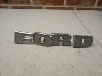 Vintage 1970s Ford FOMOCO Tilt Cab Truck  Hood Grille Emblems Full Set