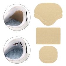 8 Pcs Shoe Heel Repair Patch Set Self-Adhesive Sneaker Inside Patches, Beige