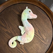 Ty Beanie Buddies Neon Seahorse Plush 1999
