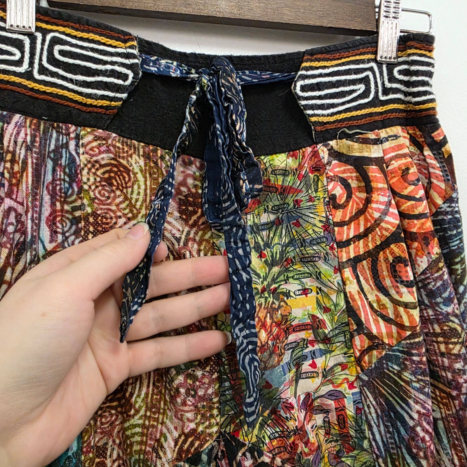 Handmade Patchwork Boho Harem Jogger Pants Size X… - image 4