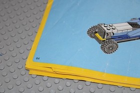 LEGO (6913) CREATOR 3 In 1: Blue Roadster, Used, 100% Complete W/Manuals, No Box