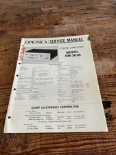 OPTONICA Amplificatore Stereo SM-3636 Manuale di servizio