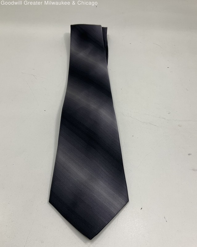 A [x] IST Men Black Multi Silk Neck Tie