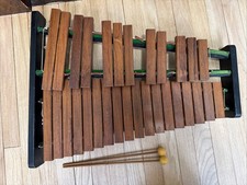 Ludwig Vintage Wood Xylophone Chicago, Illinois 8-810 30 Bars With 2 Mallets