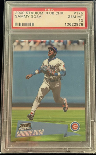 2000 Stadium Club Sammy Sosa PSA 10 Chicago Cubs #175