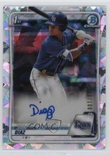 2020 Bowman Chrome Prospects Atomic Refractor /100 Jhon Diaz #CPA-JDI Auto b8h