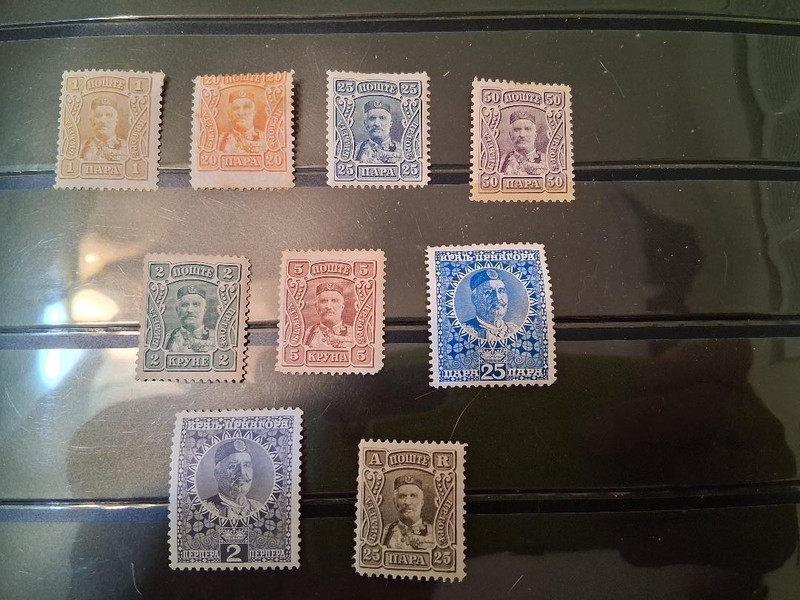 MONTENEGRO 1907-10 MINT/USED MIX (LOT 96)