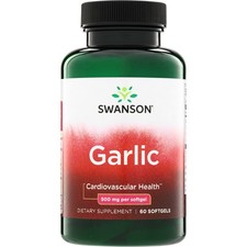 Swanson Garlic 500 mg 60 Softgels