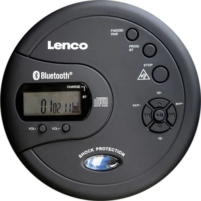 Lenco CD-300BK Tragbarer CD-Player