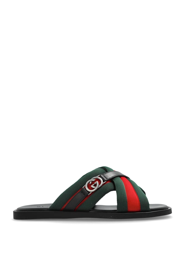 Gucci Leather Upper Green Sandals for Men for sale | eBay display picture 1