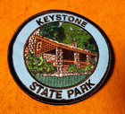 IRON ON PENNSYLVANIA KEYSTONE STATE PARK PATCH — photo 1