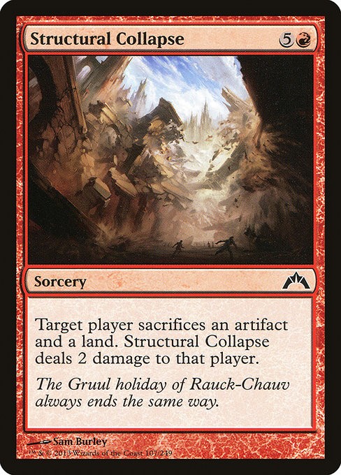 Structural Collapse Foil Gatecrash 107 NM MTG