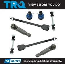 TRQ Tie Rod End Lower Ball Joint Sway Bar Link Front Suspension Set Kit for Ford
