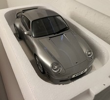 Porsche 911 993 RUF CTR2 Coupe 2-Door 1996 Silver 1:18 GT Spirit GT080 