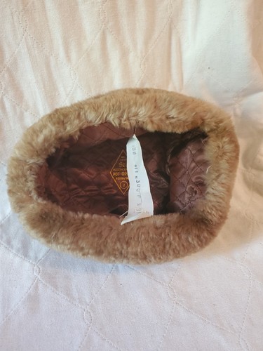 Original Soviet Ushanka Fur Hat Made in USSR 1980s Size 2 (Small) - Picture 15 of 17