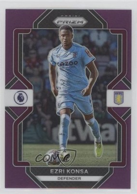 2022-23 Panini Prizm Premier League Purple Prizm 18/49 Ezri Konsa #275 0i1b