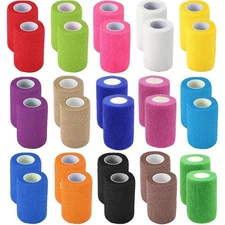 15/30/45pcs Self Adhesive Bandage Breathable Cohesive Bandage Wrap Athletic Tape