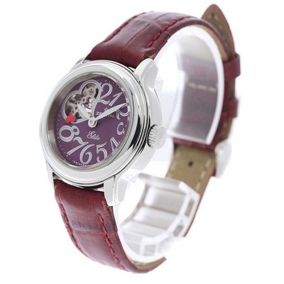 Zenith Baby Star Open 03.1220.67/68 32mm SS Purple Dial Automatic Watch #C12936