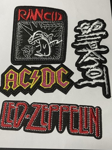 Rancid AC/DC Slipknot Led Zeppelin Band Patches Iron Ons | eBay