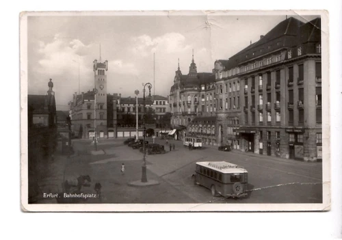 10 830- Erfurt Station Square 1935