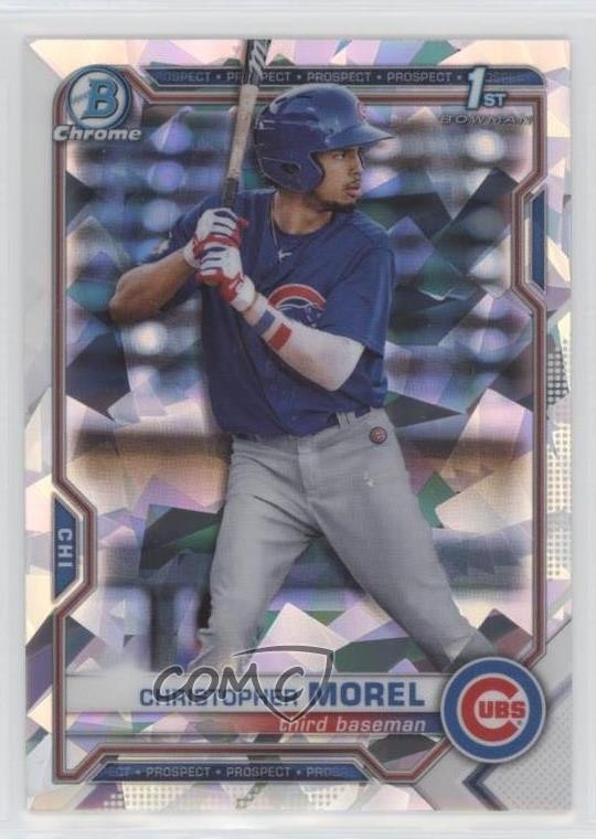 2021 Bowman Chrome Prospects Atomic Refractor Christopher Morel #BCP-131 bp9