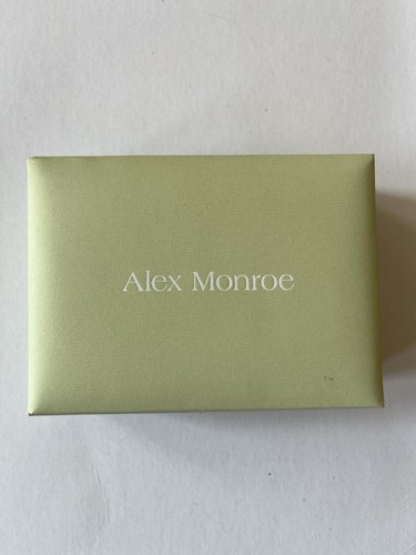 Alex Monroe Buttercup Earrings Studs with Citrine Gemstone Never Worn With Box - Picture 5 of 5