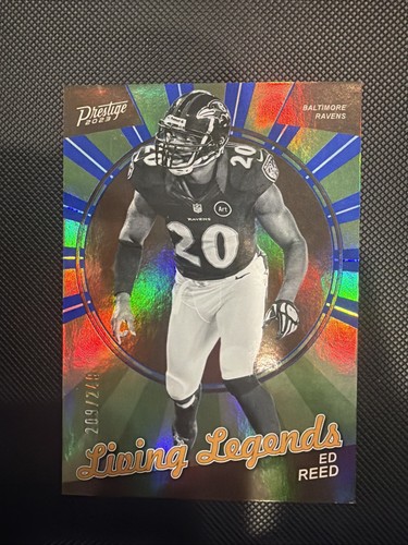 Ed Reed #LL-17 2023 Panini Prestige Living Legends card