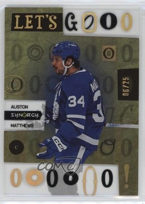 2023-24 Upper Deck Synergy Let's Goooo! Spectrum 6/25 Auston Matthews #LG-8 0td