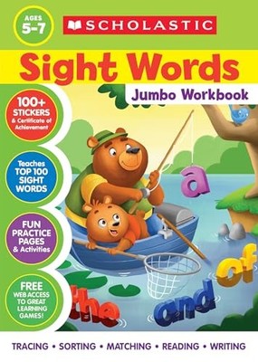 Scholastic Sight Words Jumbo W - GOOD