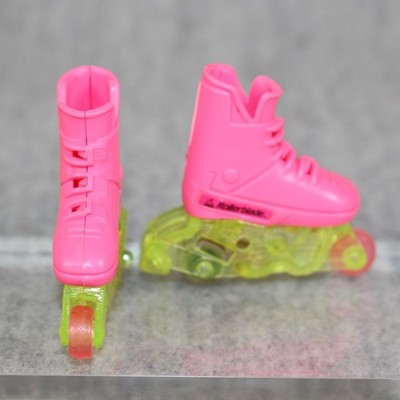 BARBIE MATTEL Doll Vintage Fashion 1990s Rollerblade Skates Flicker Flash 1991