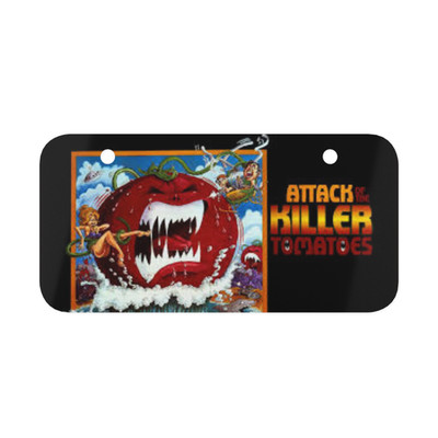 Attack of the Killer Tomatoes Mini License Plate for Bike, Motorcycle