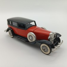 Solido Duesenberg J 1931 Diecast Toy Car  France Orange Black White 