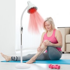 Floor Standing Near Infrared Therapy Heat Lamp Health Pain Relief 275W
