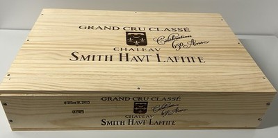 Rotwein 6er-Holzkiste Château Smith Haut Lafitte,Grand Cru Classé, 2015