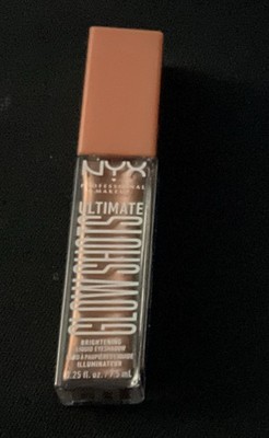 NYX Professional Makeup Ultimate Glow Shots Shimmer Liquid Eyeshadow, Clementine