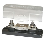 Blue Sea Systems 5005 ANL Fuse Block with Insulating Cover, #05660, Black 