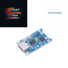 TP4056 Type-C USB 1A 3.7V Li-Ion Lithium Battery Charging Module with Protection
