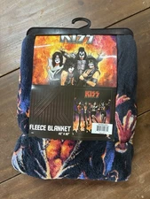KISS Destroyer Fleece Throw Blanket or Wall Decor New In Package 45”x60”