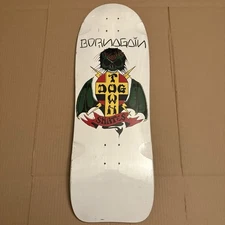 Dogtown Skateboards Born Again White Skateboard Deck with GripTape 10” x 29.75”
