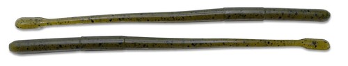Robo Worm Style Drop Shot Finesse Straight Tail Worm Bass Fishing Lure 30ct 6" - Picture 6 of 25