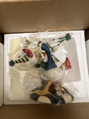 NEW Vtg LOT OF 7 DANBURY MINT PERPETUAL CALENDAR FIGURINES DISNEY