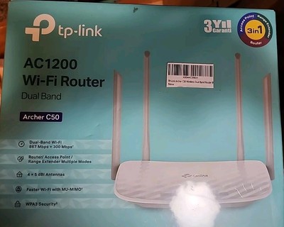 TP-LINK Archer C50 AC1200 Wireless Dual Band Router